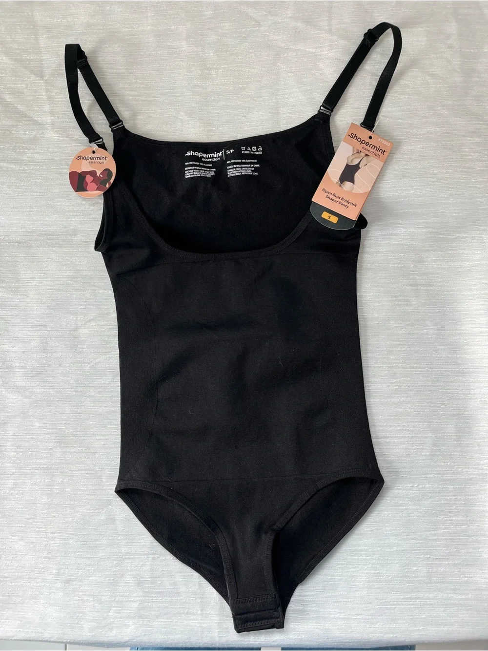 Shapermint Open Bust Bodysuit